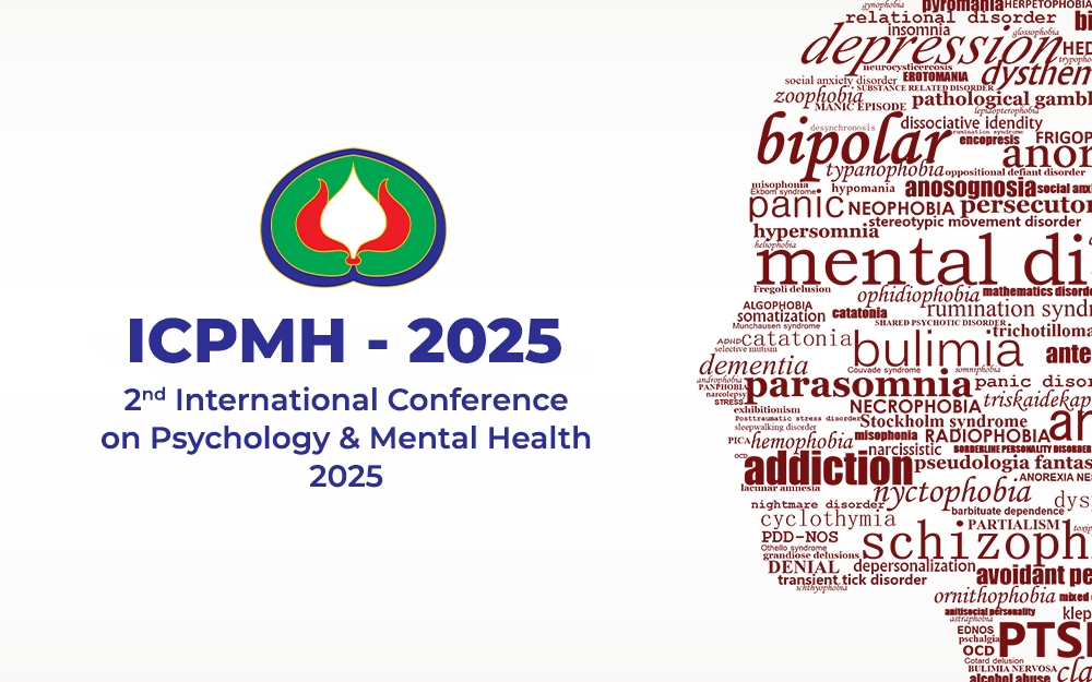 2nd International Conference on Psychology and Mental Health (ICPMH 2025) - Abstract Submission Deadline Extended
